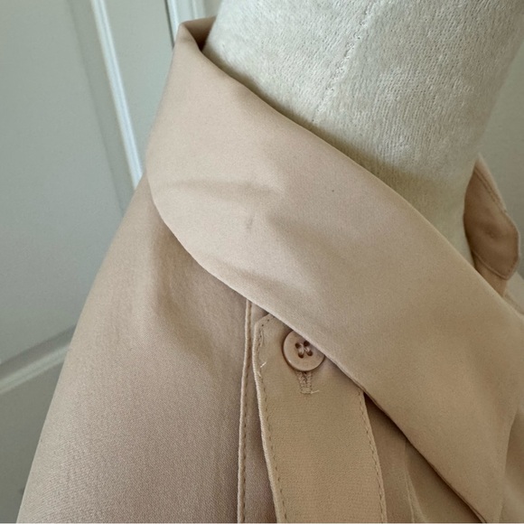 Bebe silk fit and flare long sleeve shirt dress size XS Measurements - Picture 7 of 9